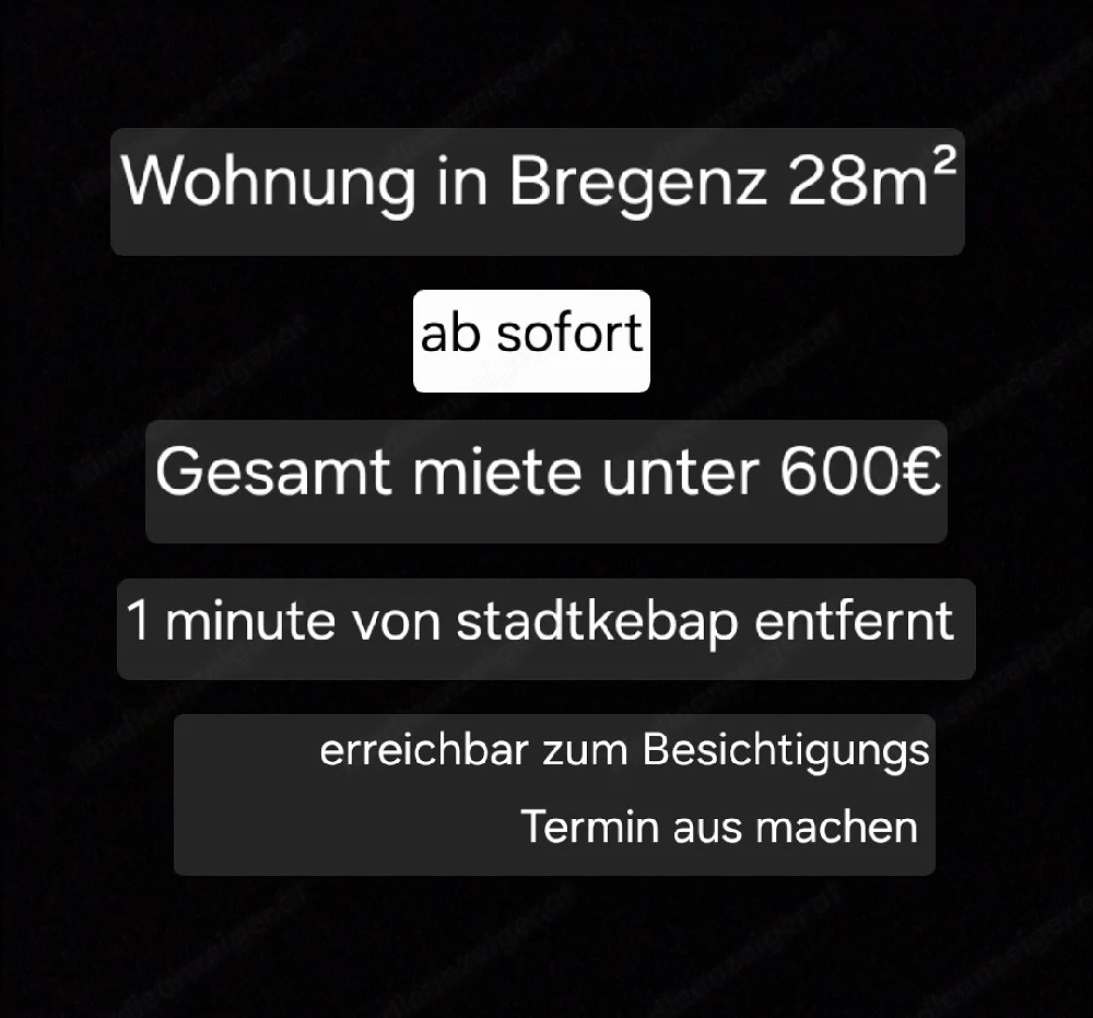 wohnung in Bregenz 