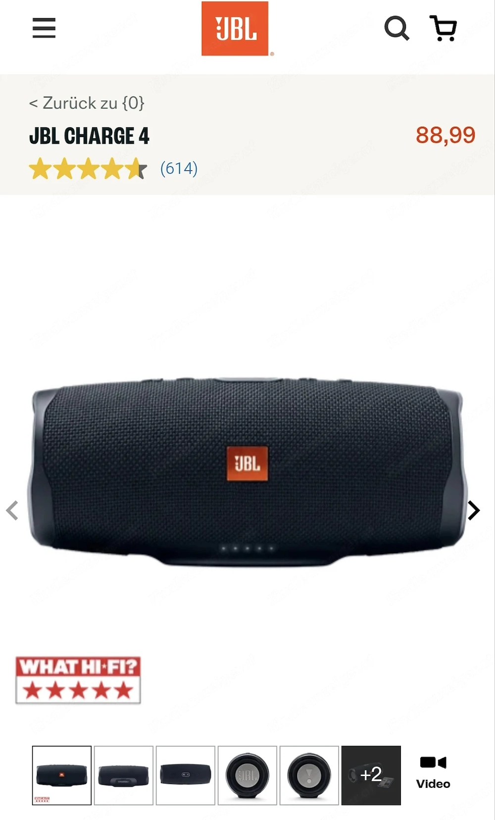 JBL Charger 4 Original verpackt 