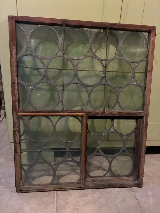 Antikes Butzenscheiben - Fenster