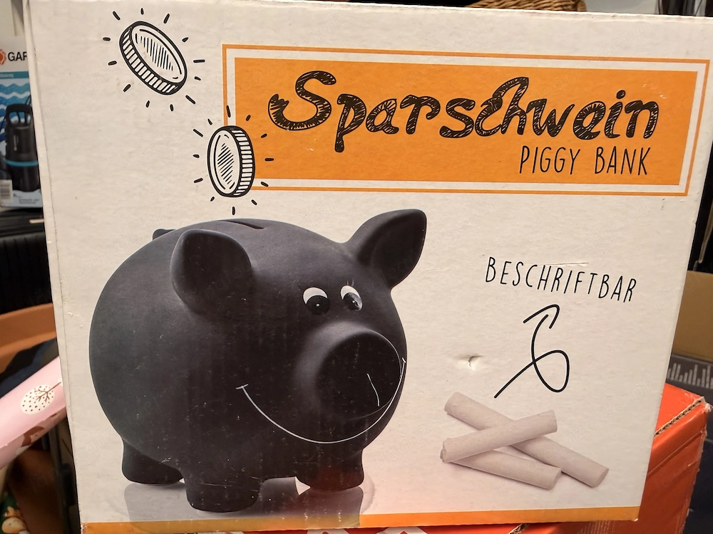 Sparschwein zum Anmalen