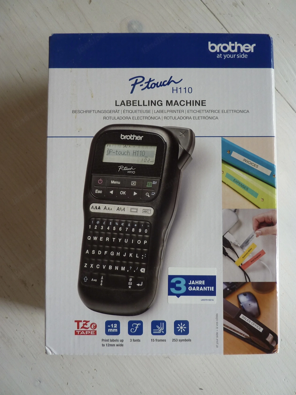 Brother Beschriftungsgerät PT H-110 NEU