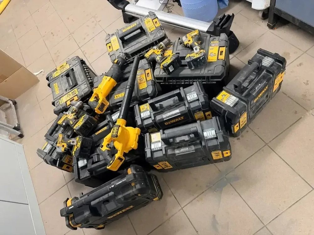 Dewalt Set Mega Werkzeugset Akkuschrauber Bohrhammer Säge