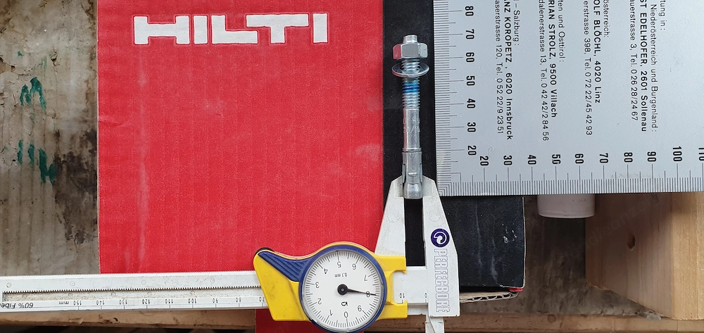 HILTI Bolzenanker HSA M8x70, Dübel, Segmentanker, Anker