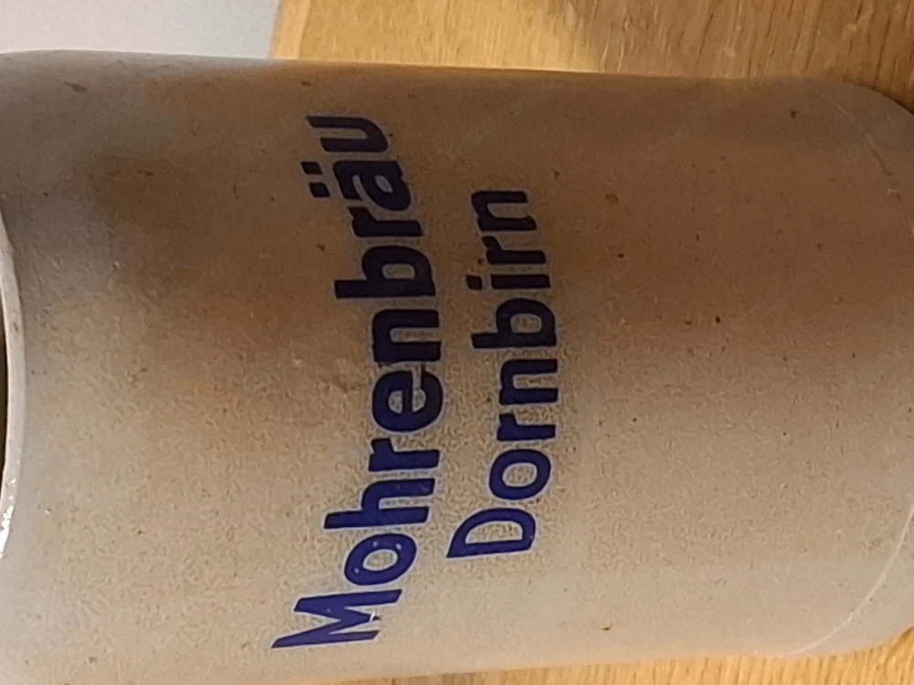 Bierkrug 1L Mohrenbräu Mohren Bräu Dornbirn