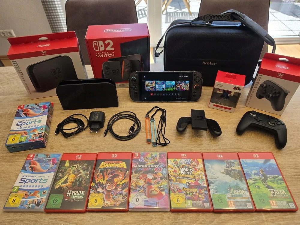 Nintendo Switch 2 Konsole + 7 Spiele 