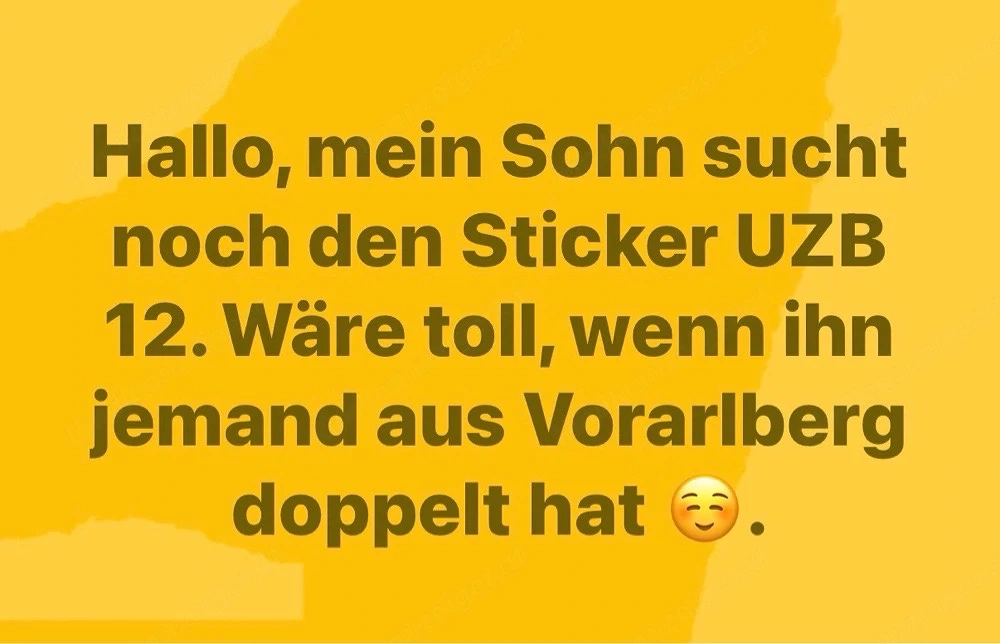 Panini Sticker