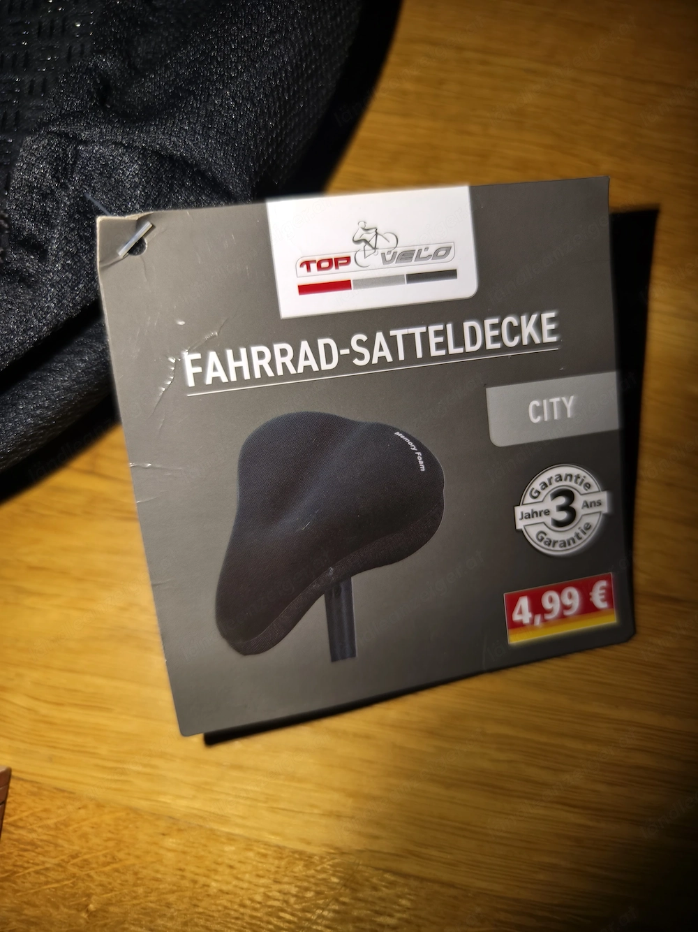 Fahrrad Satteldecke Memory Foam neu!