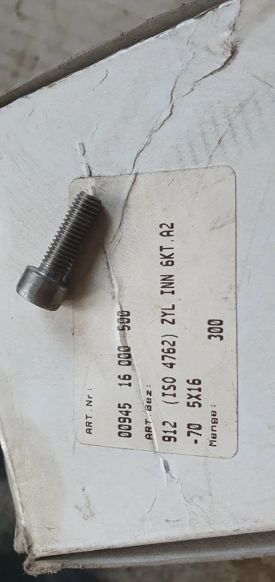 Zylinderkopfschraube M5 x 16
