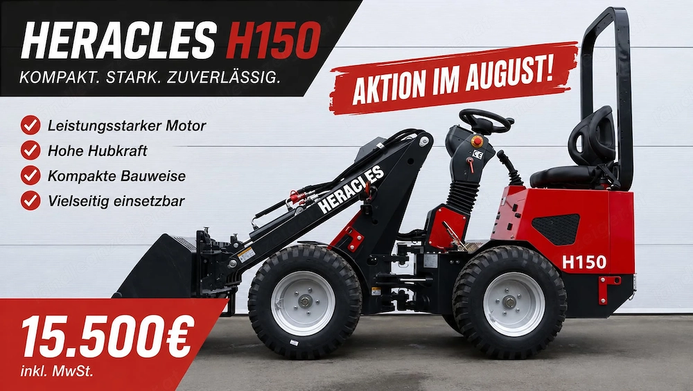 Heracles H150 Hoflader Radlader Kubota