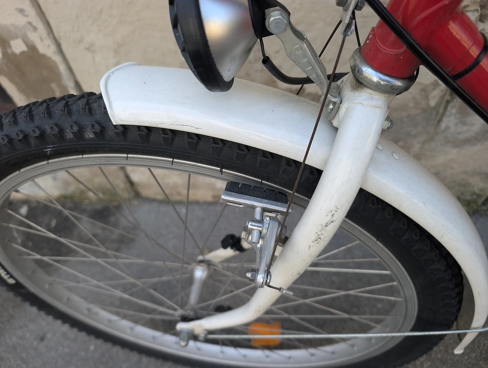  Fahrrad mit Fahrradschloss 