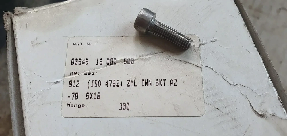 Zylinderkopfschraube M5 x 16
