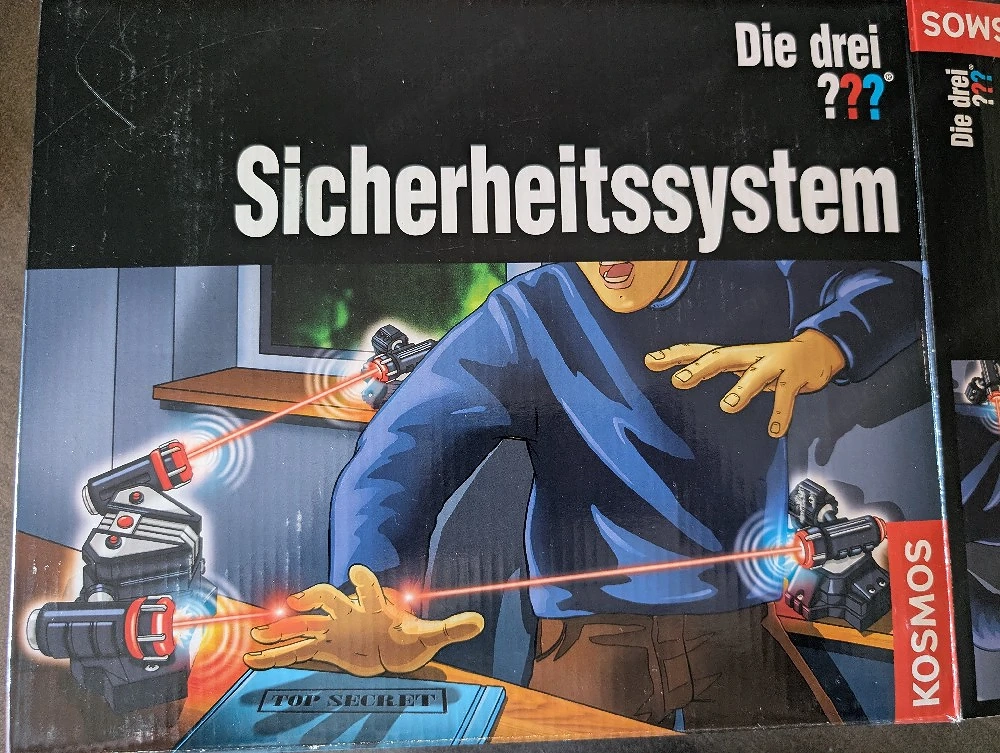 Drei??? Sicherheitssystem für Kinder von KOSMOS in OVP 