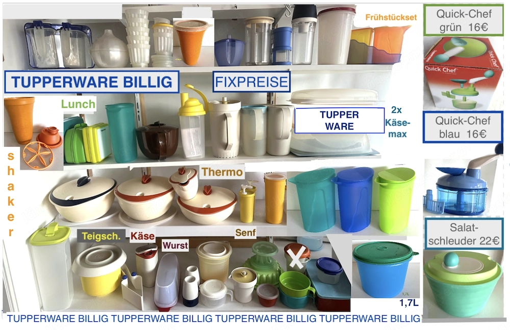 Billig Tupperware Thermo Käsemax Dosen     3