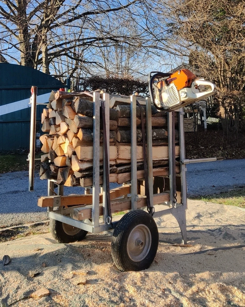 HAF Junior Sägebock inkl. Stihl MS 441 C   sofort einsatzbereit