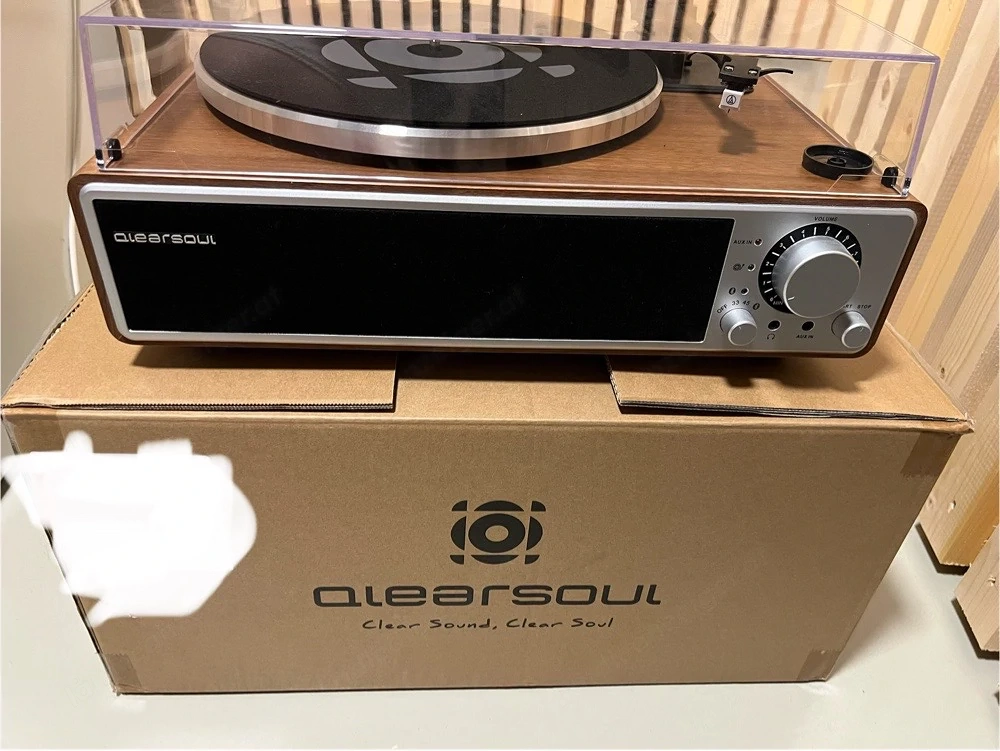 Plattenspieler mit Lautsprechern & Bluetooth