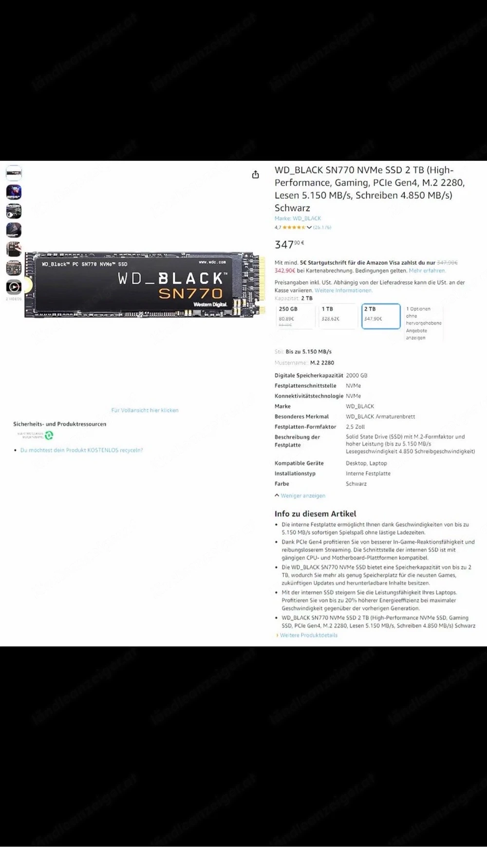 M.2 ssd 2 Tb 