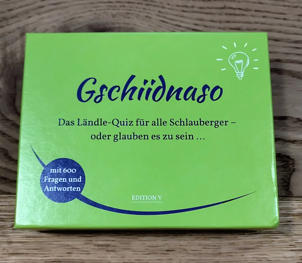 Quizspiel "Gschiidnaso"
