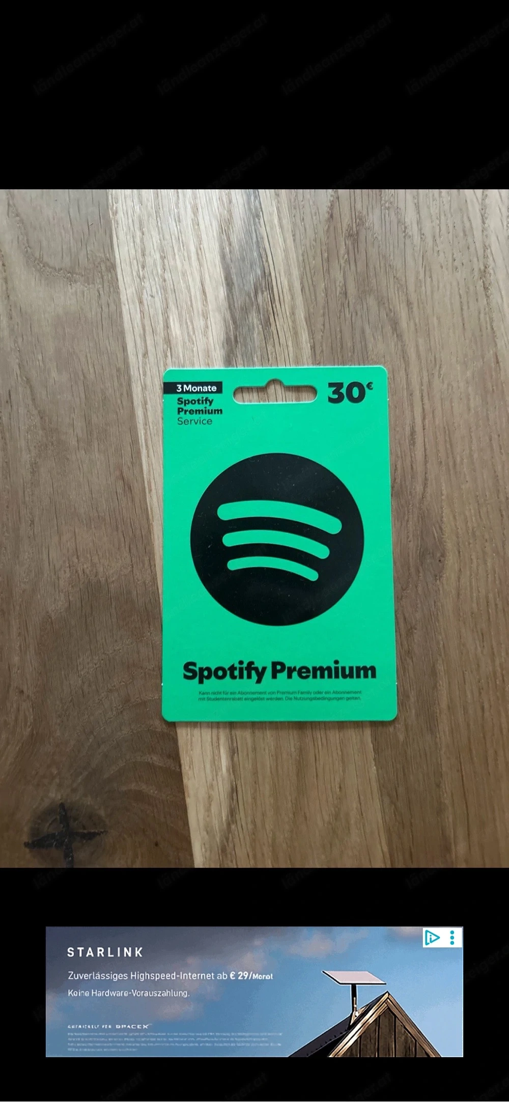 Spotify Premium-Deutsches Konto