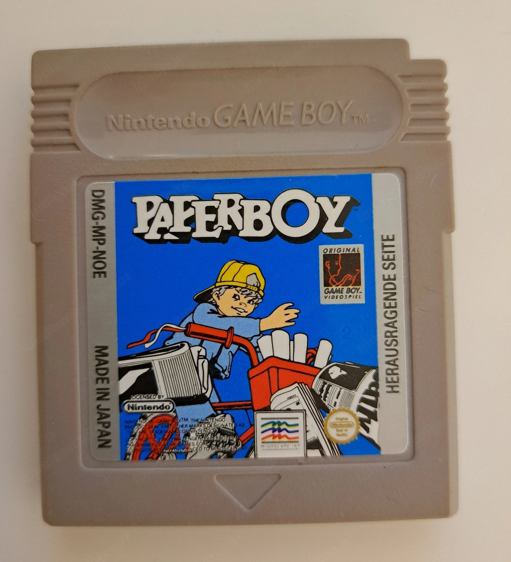 Paperboy - Der Arcade-Klassiker für den Nintendo Game Boy (getestet & funktionsfähig)