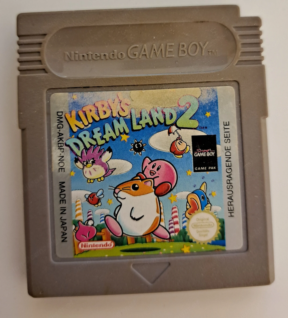 Kirby's Dream Land 2 - Nintendo Game Boy Spiel (getestet & funktionsfähig)