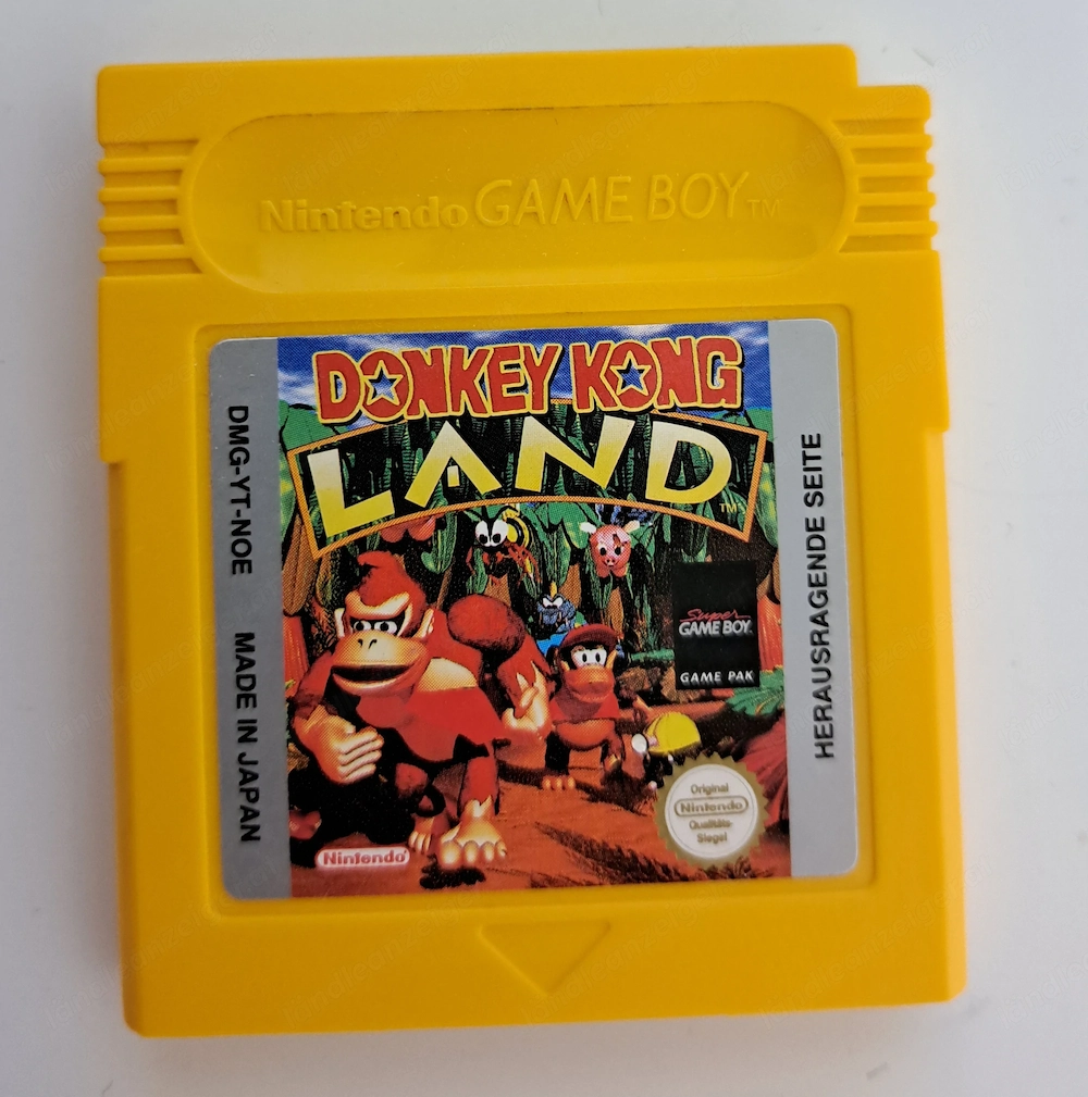 Donkey Kong Land - Nintendo Game Boy Spiel (Gelbes Modul, getestet & funktionsfähig)