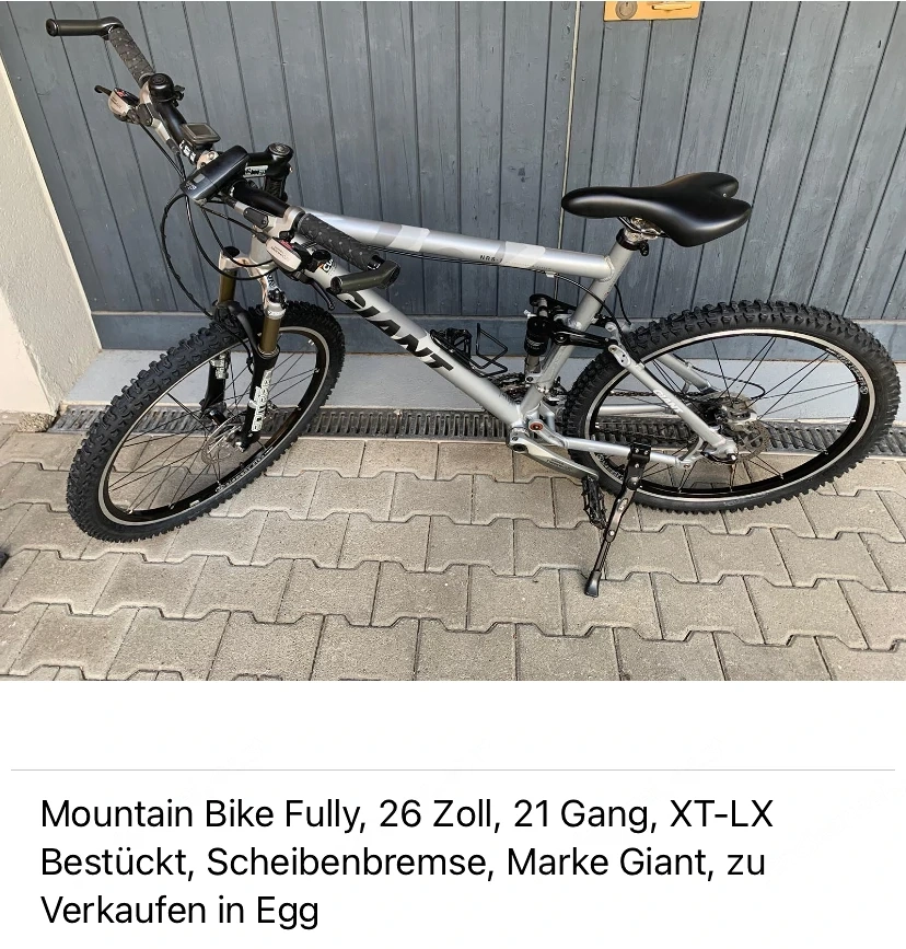 Mountain Bike Fully, 26 Zoll
