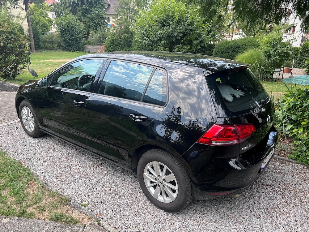 VW Golf 7 1.2l 5-türer schwarz