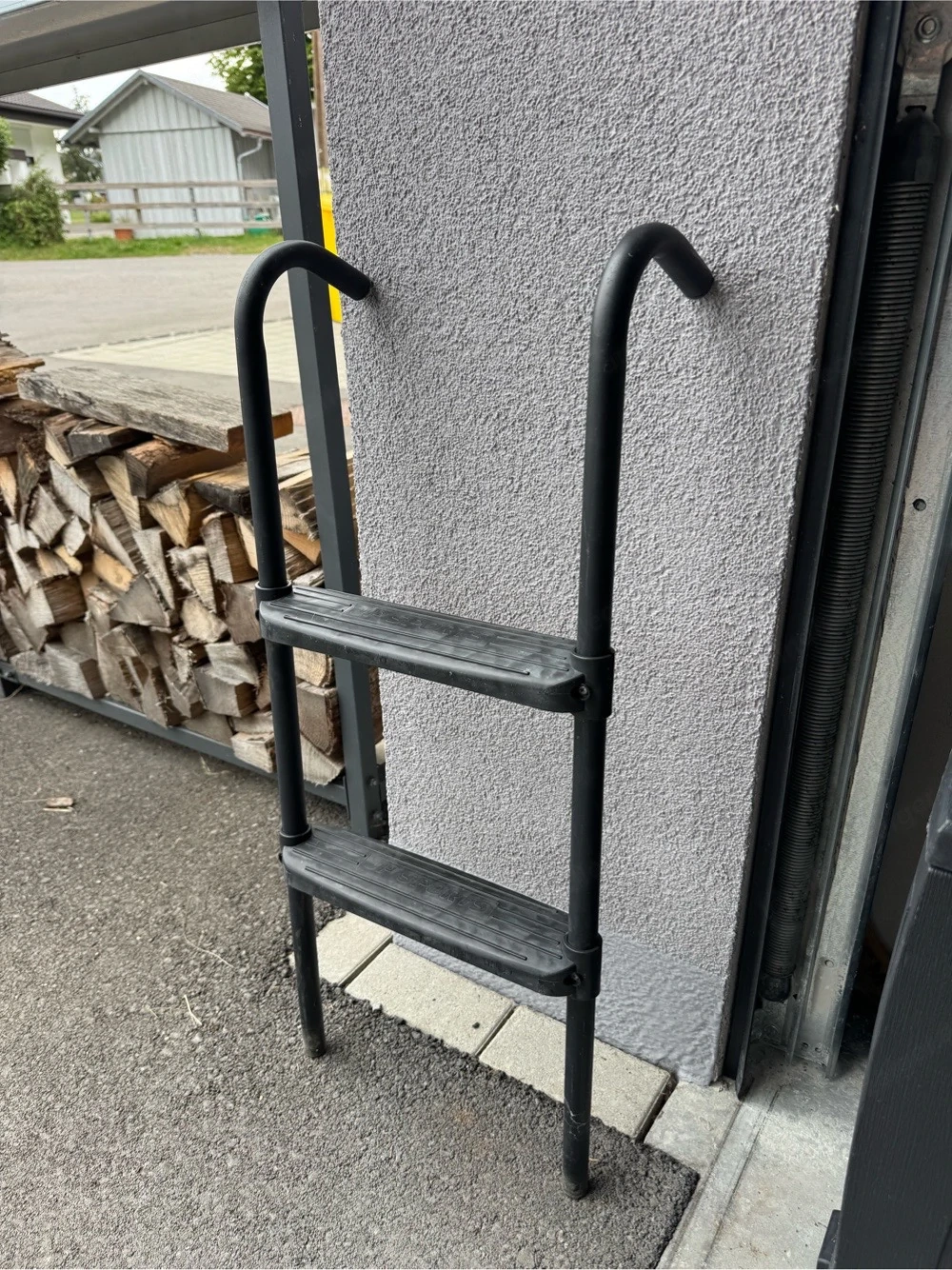 Treppe für Trampolin