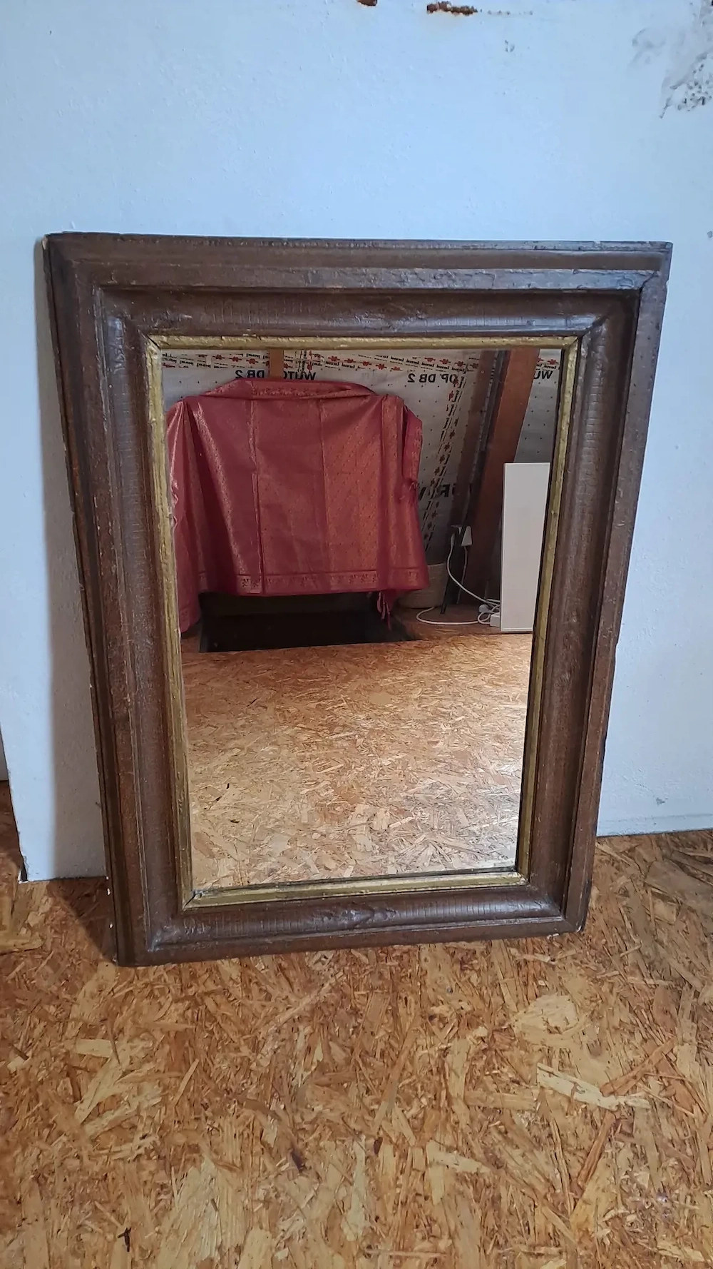 Antiquitäten Spiegel Holzrahmen