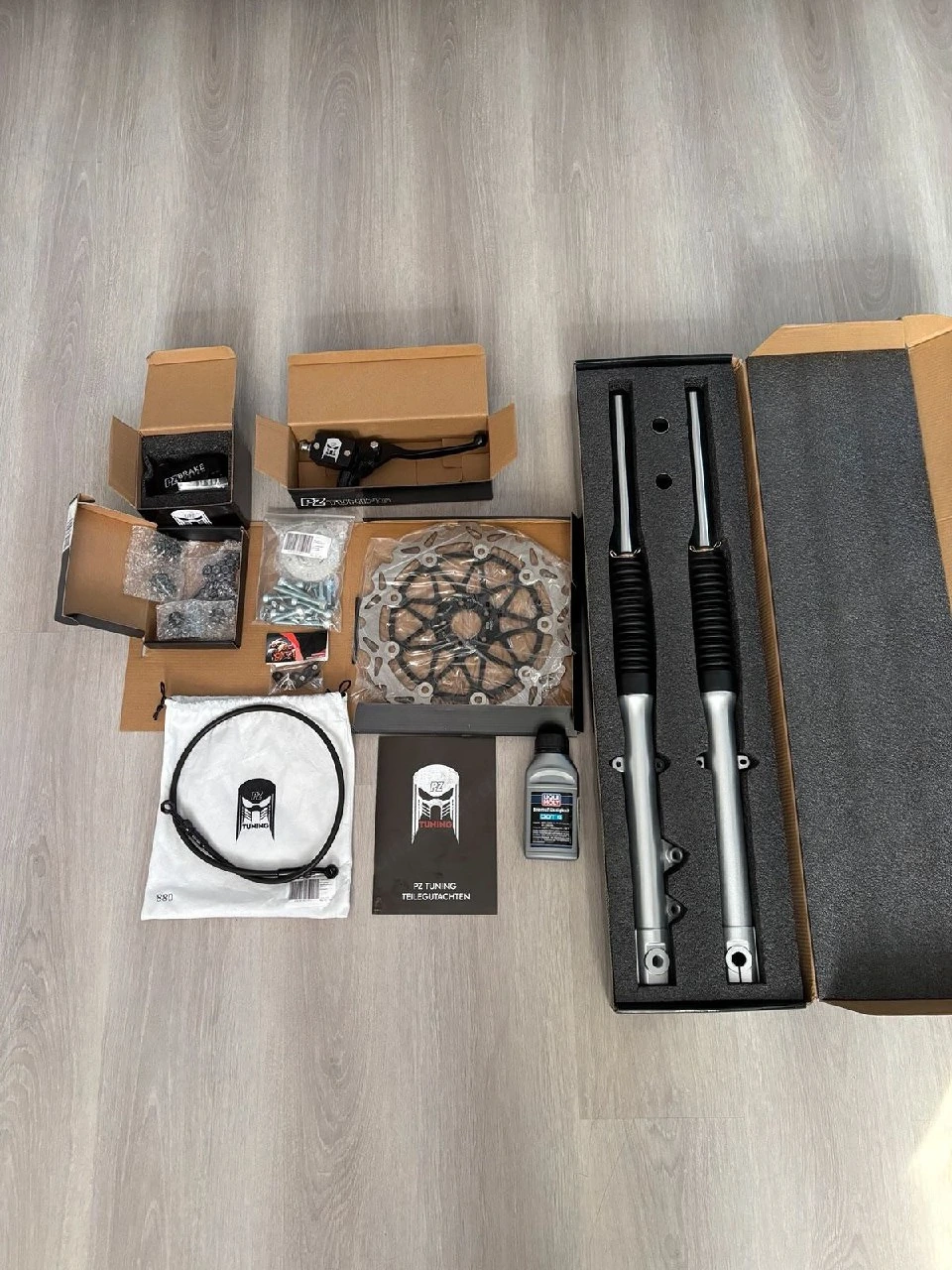 Simson PZ Tuning Scheibenbremse Komplett-Set