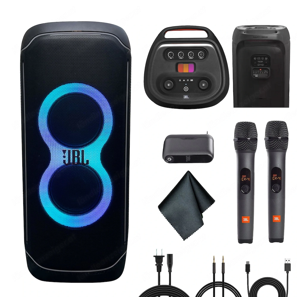 Sofort versandfertig: JBL Partybox Ultimate 1100W. Neu und originalverpackt mit Mikrofon.
