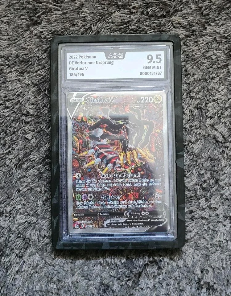 Pokemon Giratina V Alt Art AOG 9.5 Deutsch