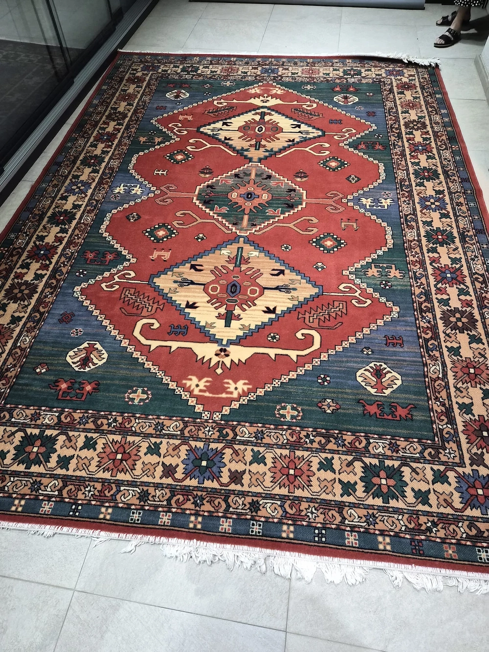 Verkaufe meinen geliebten Woll-Teppich 235 x 335 cm