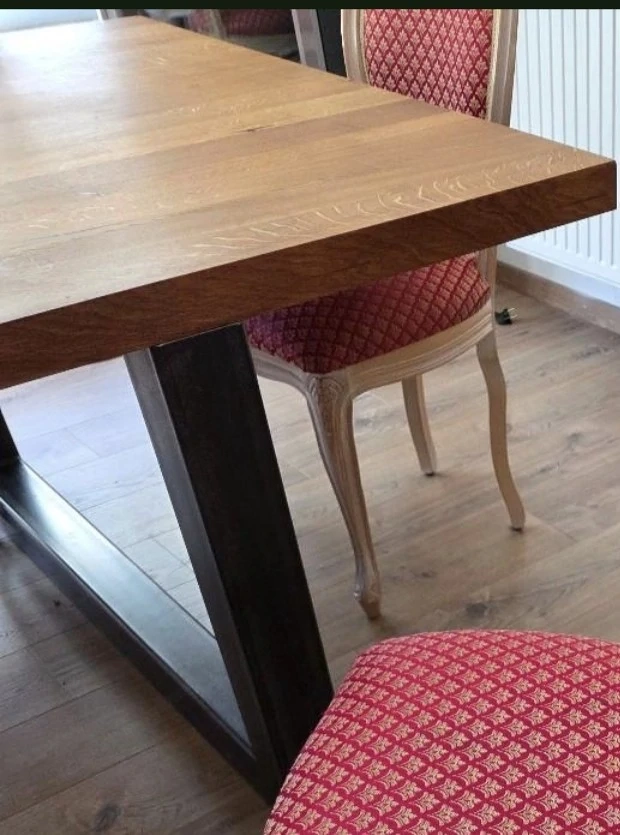 Esstisch (Eiche massiv Tisch) mit 15 Stühlen 