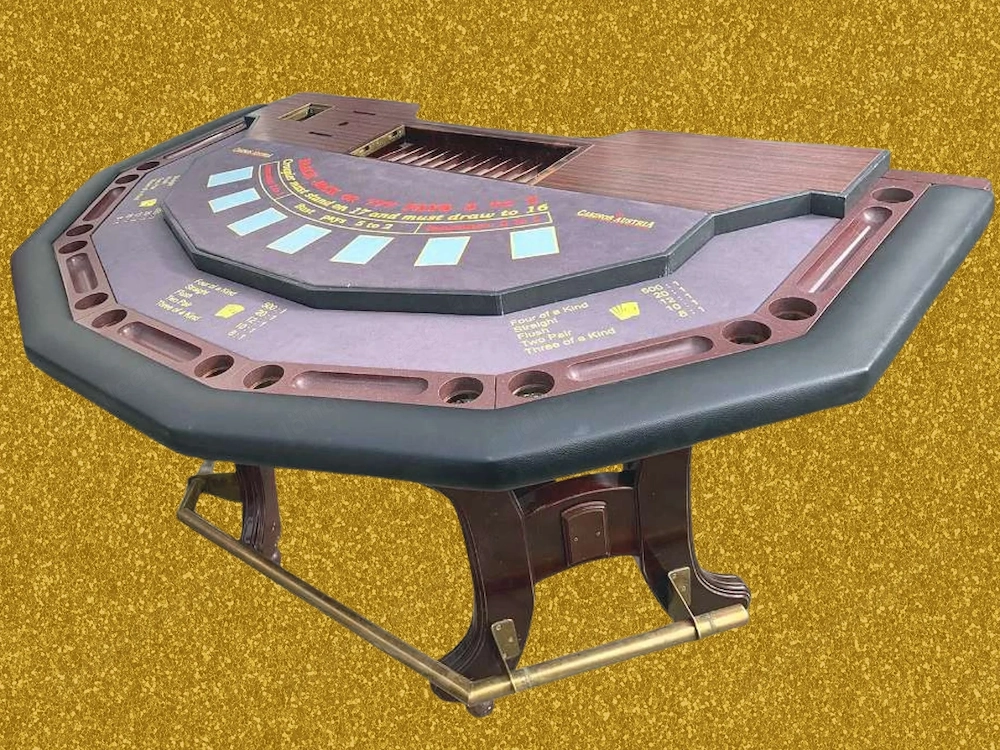Original Casino Austria Spieltisch für Poker, Black Jack, gebraucht