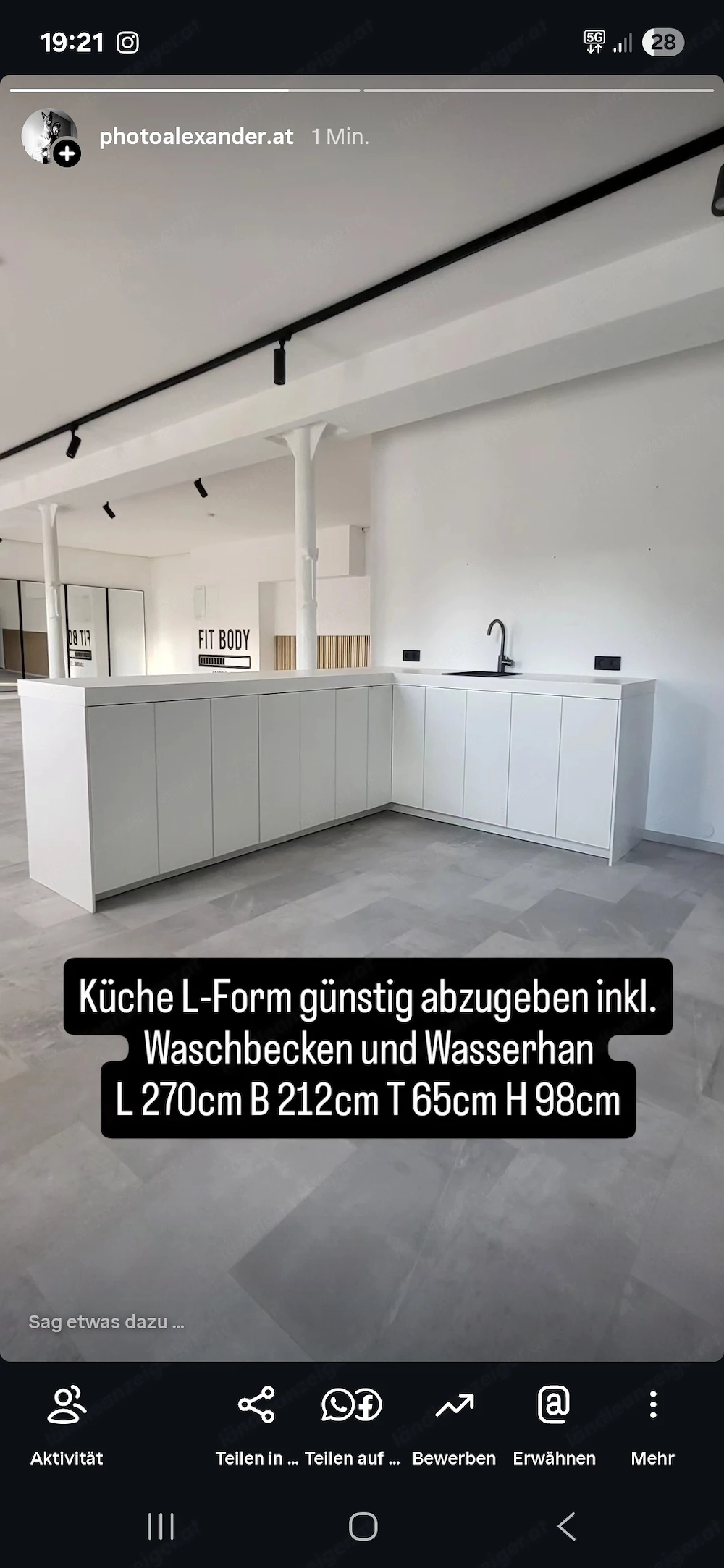 Küche L Form