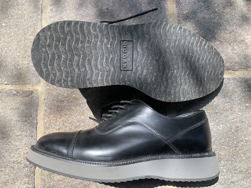 Herrenschuhe aus Leder vom Hogan, Grösse 43