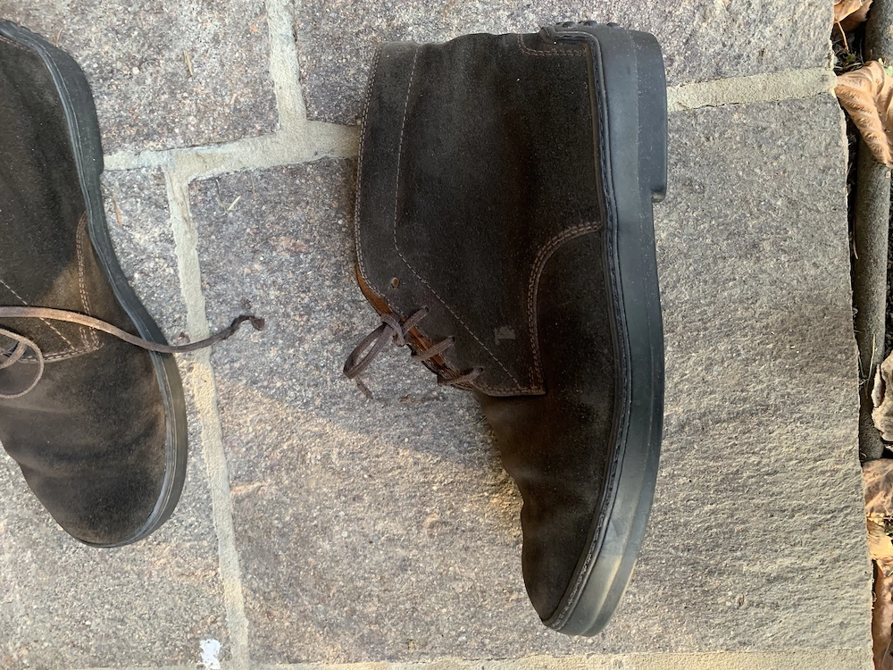 Herrenschuhe aus Velourleder von Tods, Grösse 43