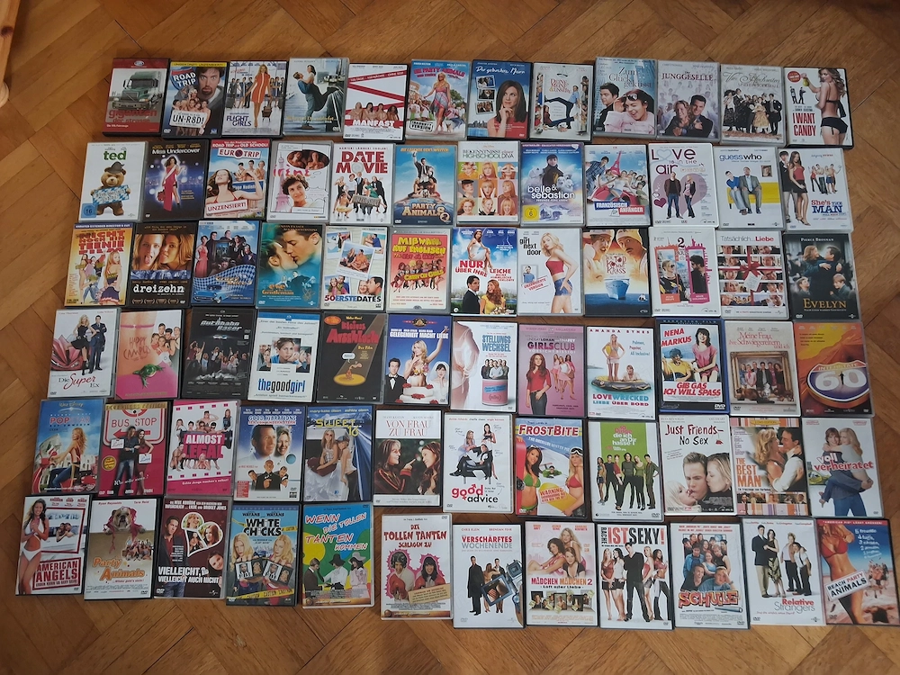 Heimkino für wenig Geld: 70 gebrauchte DVDs im Einzelverkauf