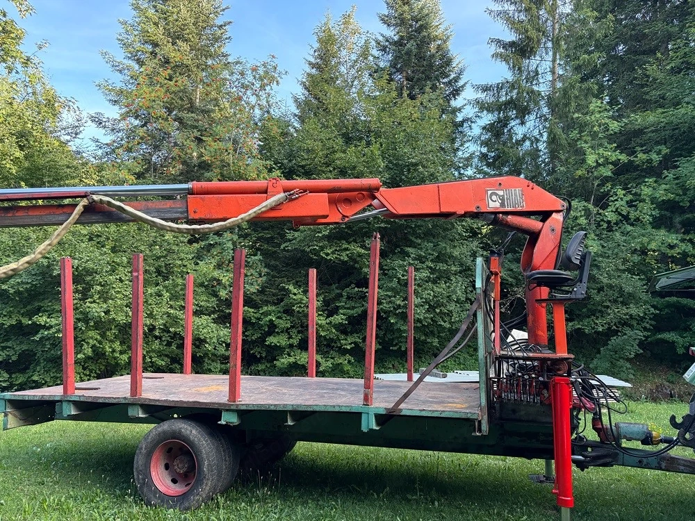 Rückewagen, Kranwagen, Hiab, Blockwagen, Holzwagen