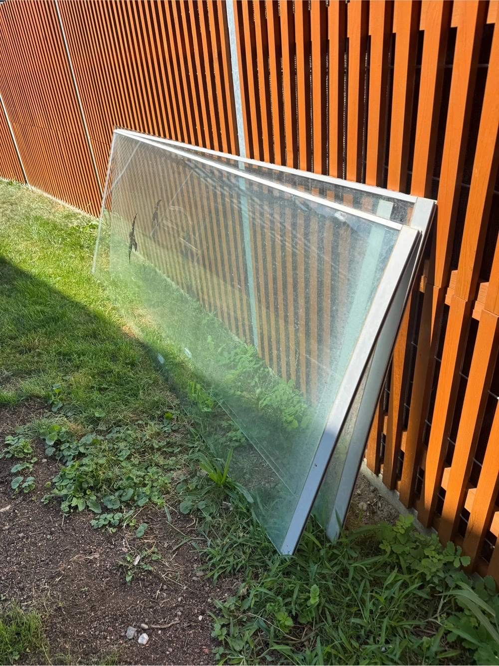 Glas Marte Terrassen-Schiebeverglasung 3x ESG inkl. Schienen