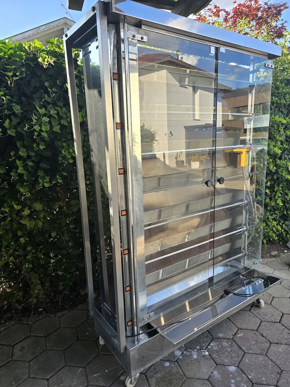 ARGON INOX 7 49 Profi Hähnchengrill   7 Spieße   49 Hähnchen