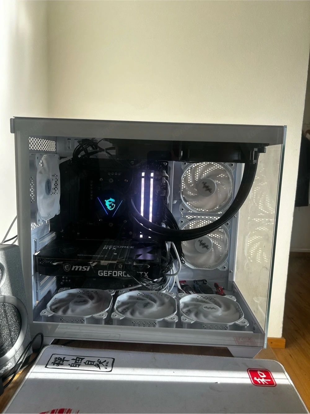 Gaming PC Komplett-Set mit 280Hz Curved Monitor   RTX 3060, 32GB RAM   VB