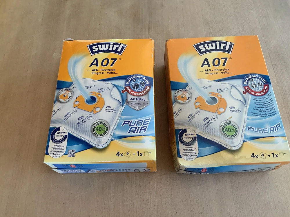 Staubsaugerbeutel A07 für AEG Electrolux Progress Volta