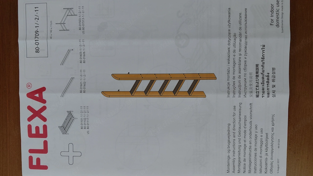 Zubehör für Flexa Hochbett 