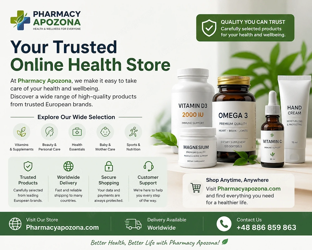 Pharmacy Apozona   Ihr vertrauenswürdiger Online-Shop für Gesundheit & Wellness