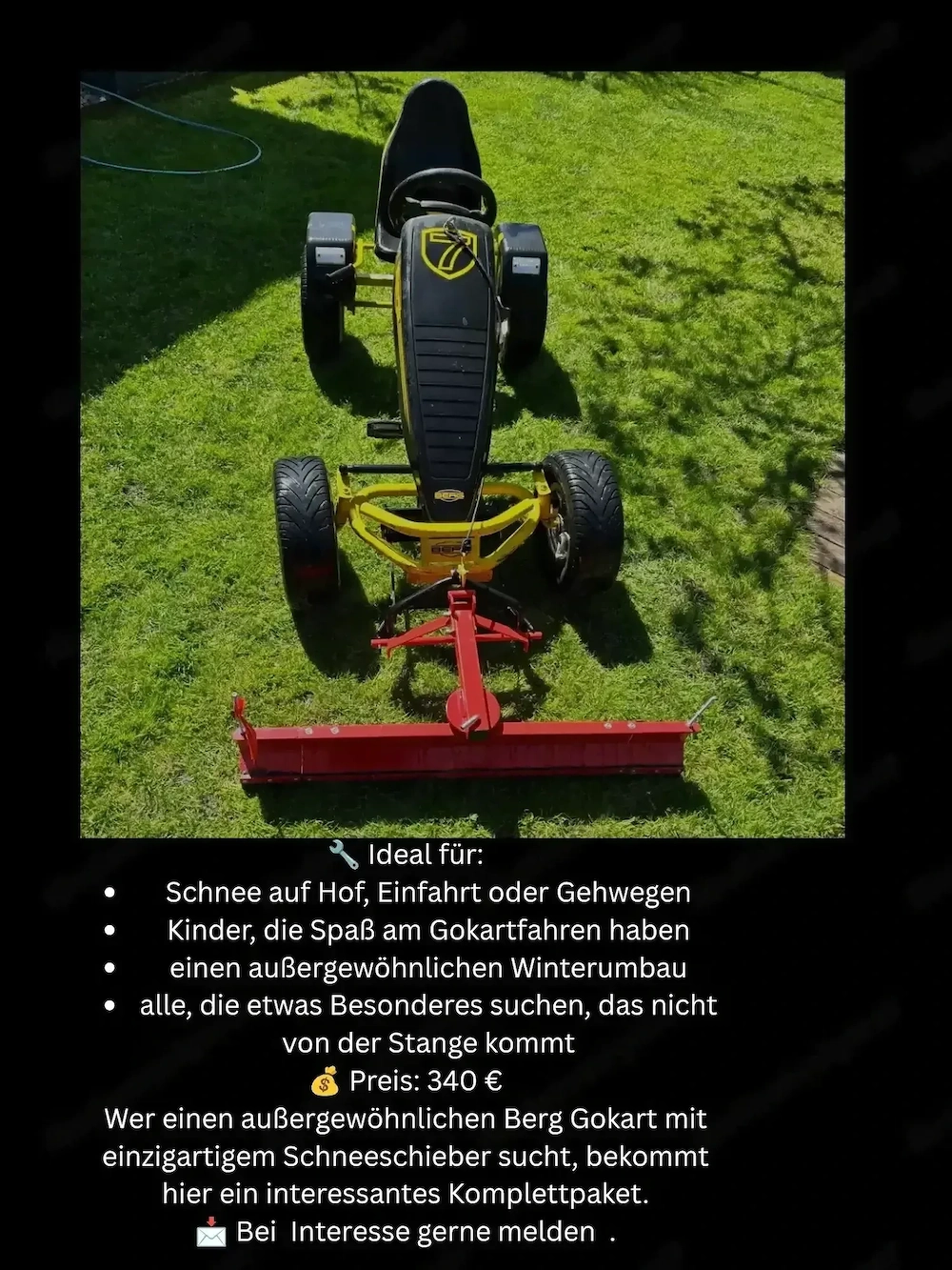Berg Gokart ab 6 Jahre 
