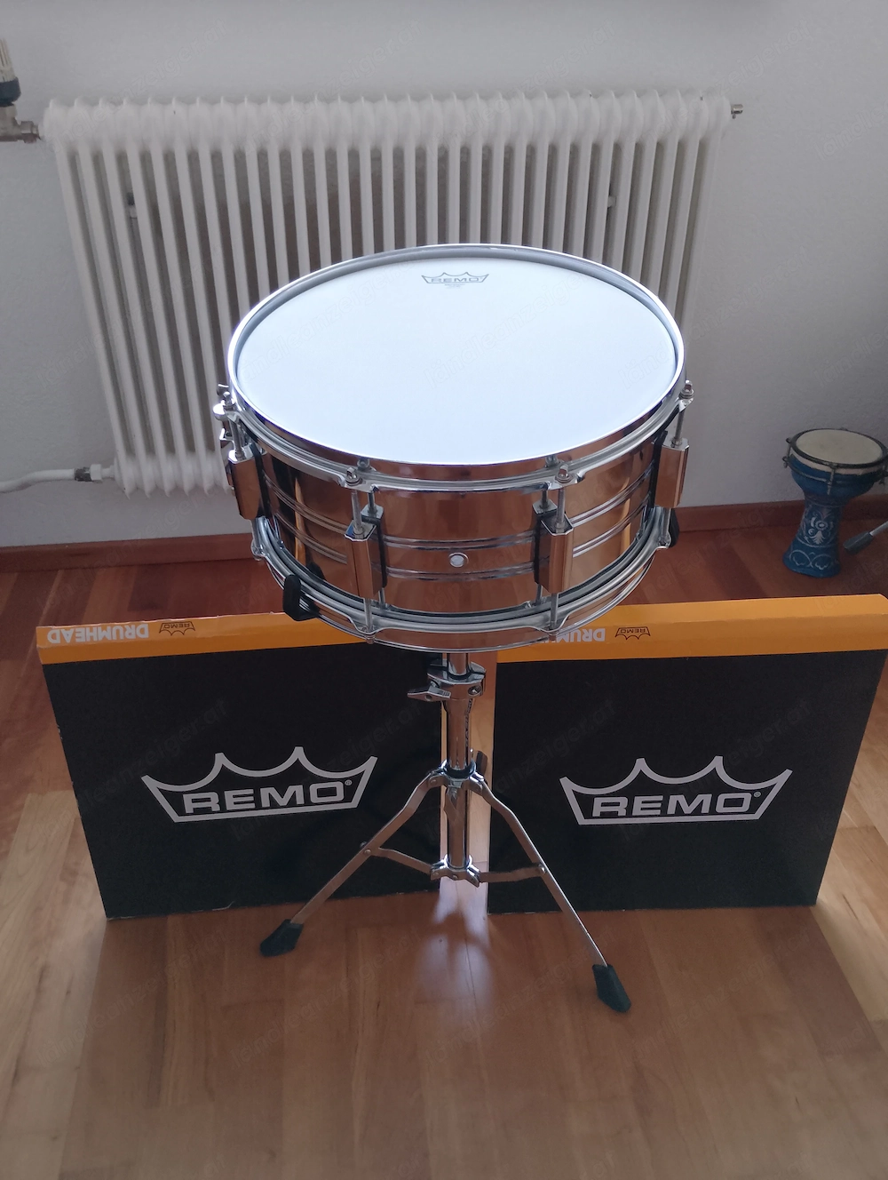 Pearl Export Metall Stahl snare drum 14 zoll