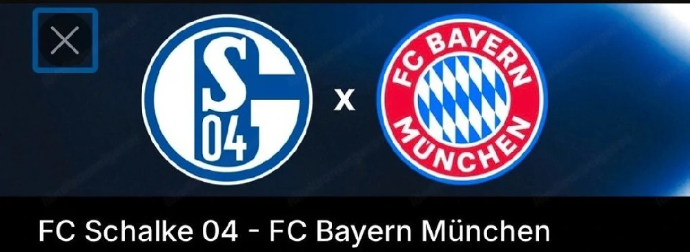 2x FC Schalke O4 FC Bayern München Ticket Nordkurve N1