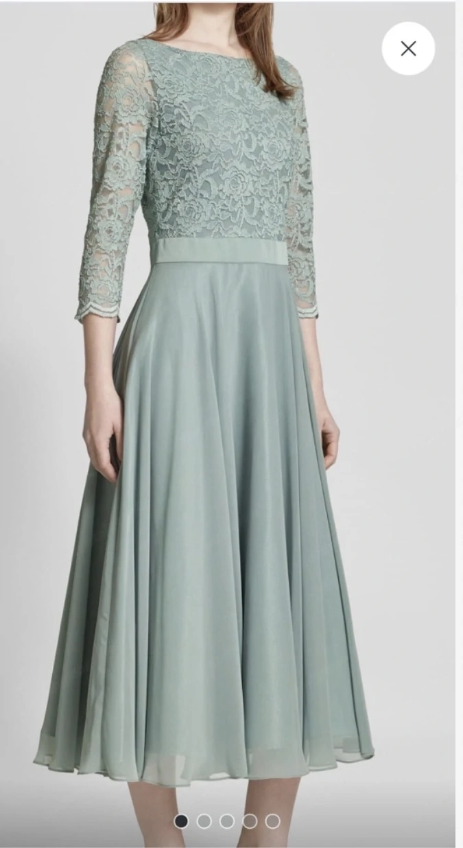  Elegantes Swing Kleid in Mintgrün   Größe 40   1  getragen